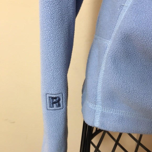 Patagonia Light Blue Full Zipper Fleece Jacket - Picture 9 of 11